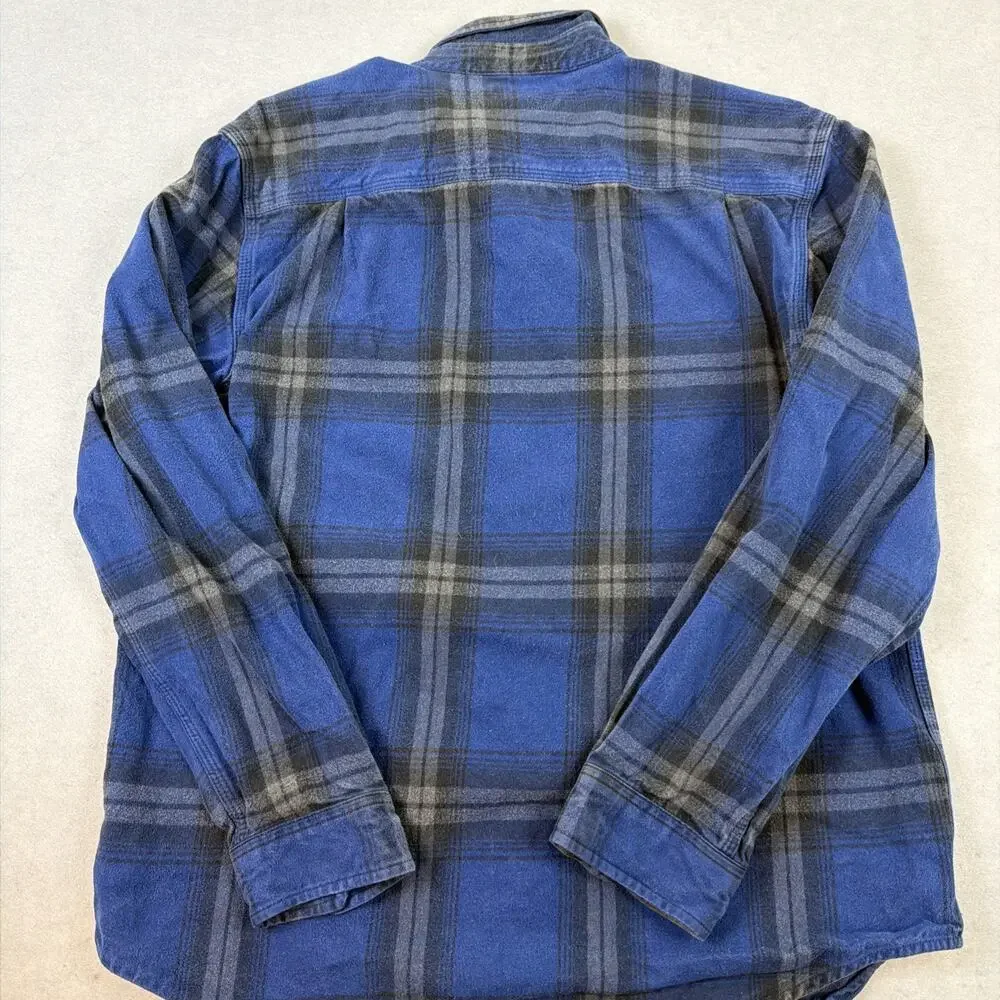 Carhartt Mens Flannel Shirt Large‎ Plaid Original Fit Heavyweight Outdoor Gorp - Picture 10 of 10